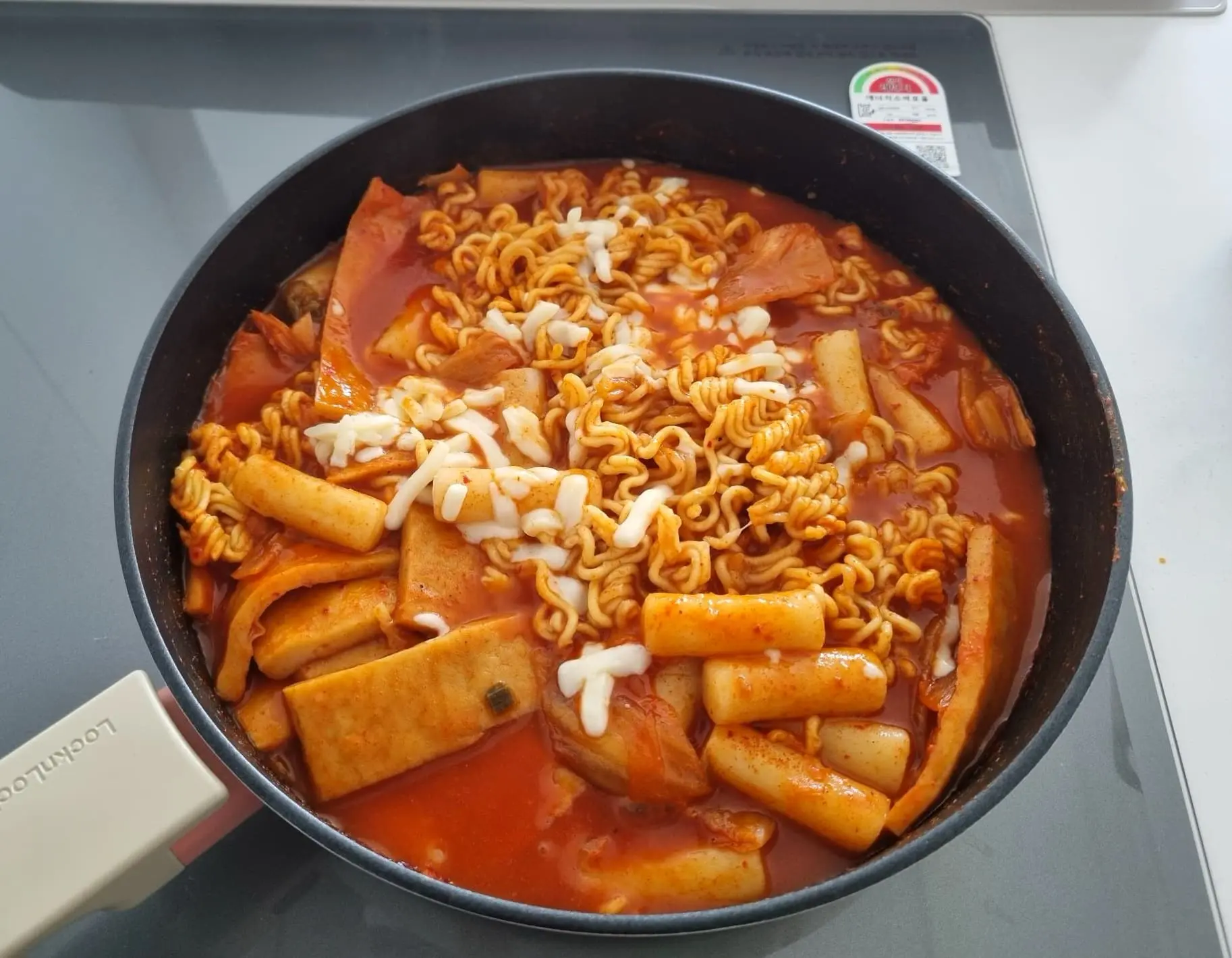 이마트 피코크 김치 치즈 라볶이