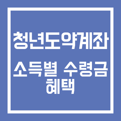 청년도약계좌-소득별-수령금-혜택-썸네일