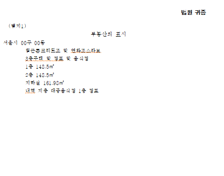 신청서 예시