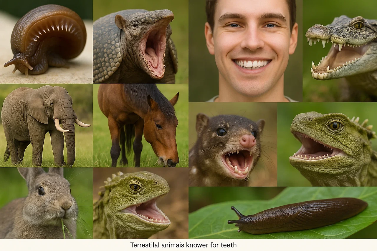 육지 동물의 치아