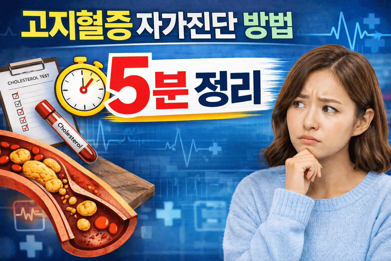 고지혈증 자가진단 방법 5분 정리