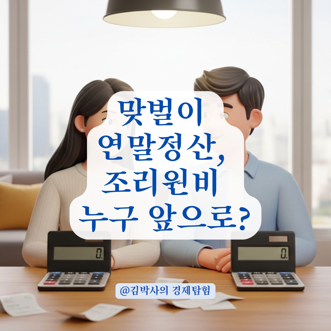 맞벌이 부부 연말정산, 조리원 비용 누구에게 올려야 유리할까?