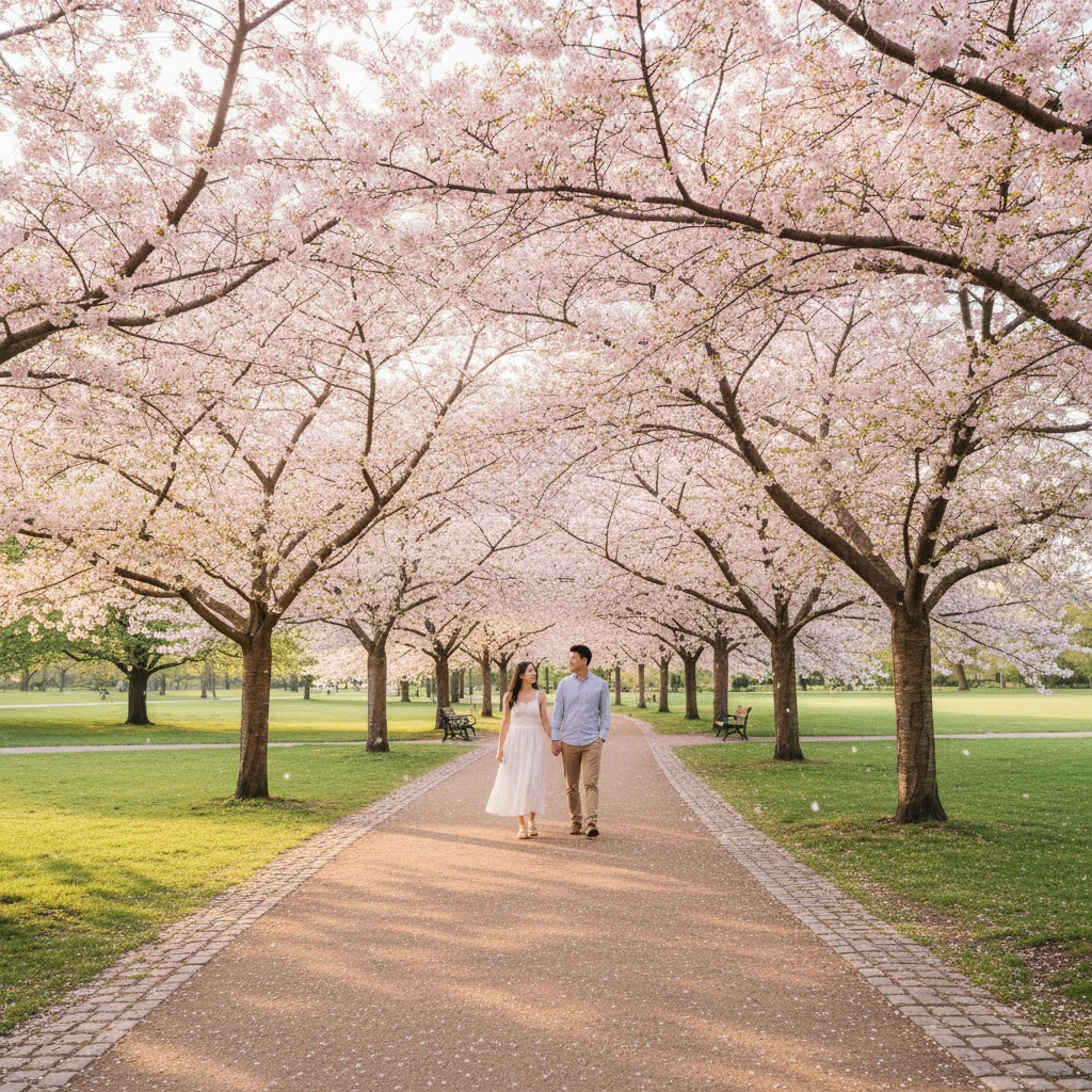 2026 부평 벚꽃 개화 예상일과 야..