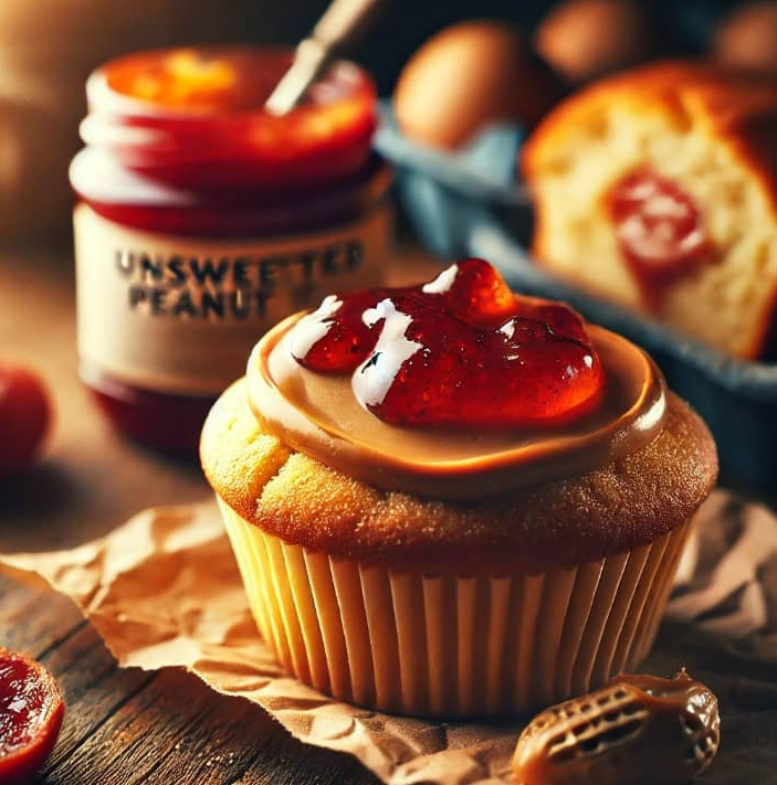 저탄수 아몬드 빵과 잼