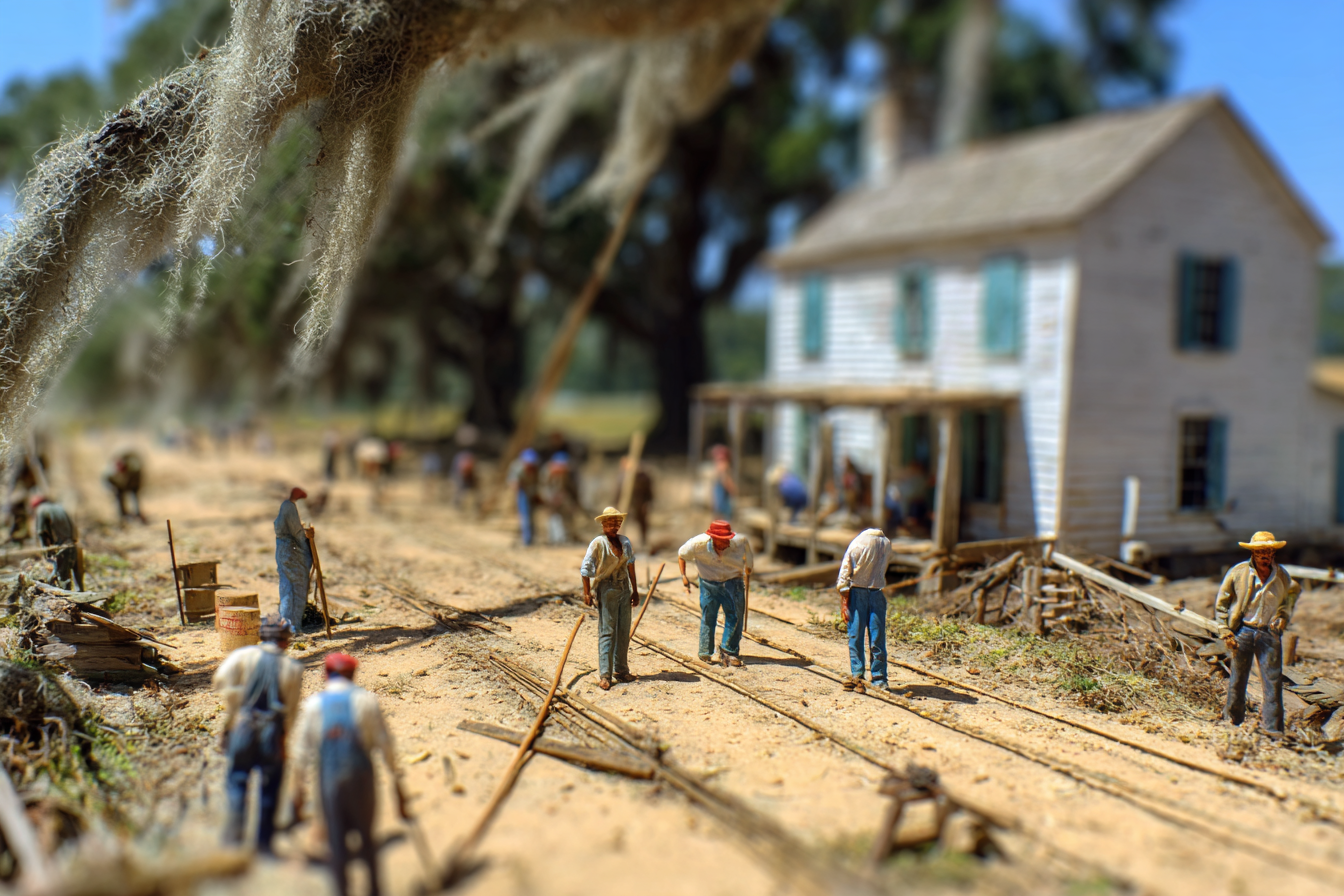 미니어처풍으로 재해석한 노예 12년 장면 by pearl's review