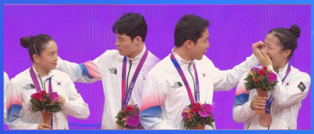 동메달 시상식