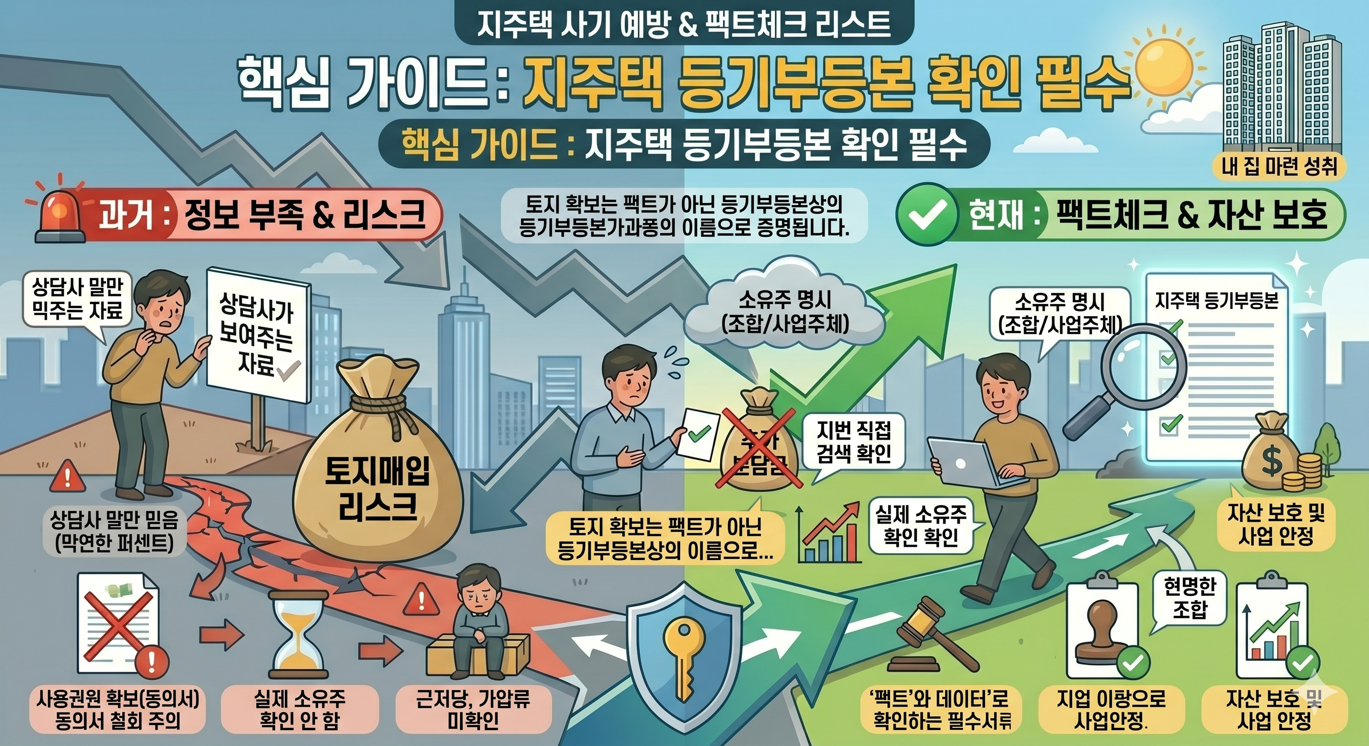 지주택 등기부등본 확인은 필수