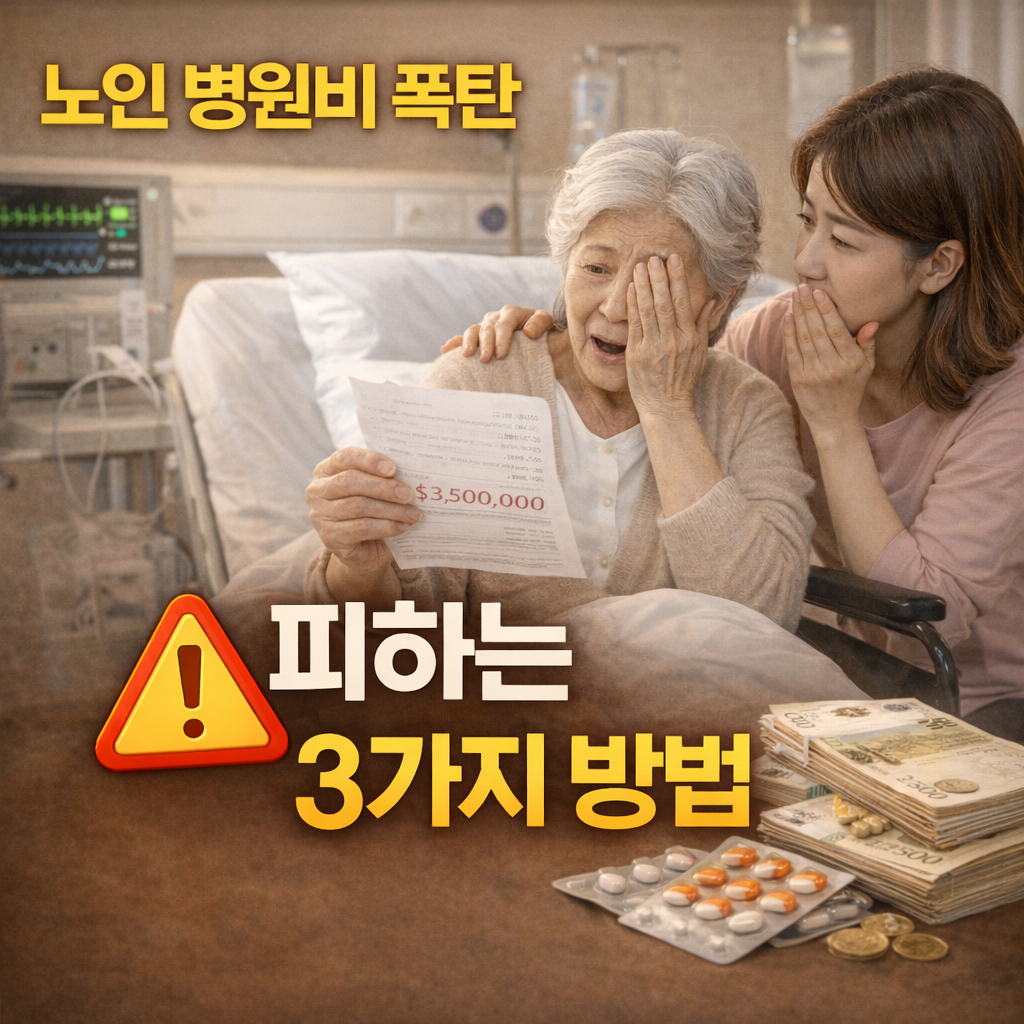 노인 병원비 폭탄 피하는 3가지 방법