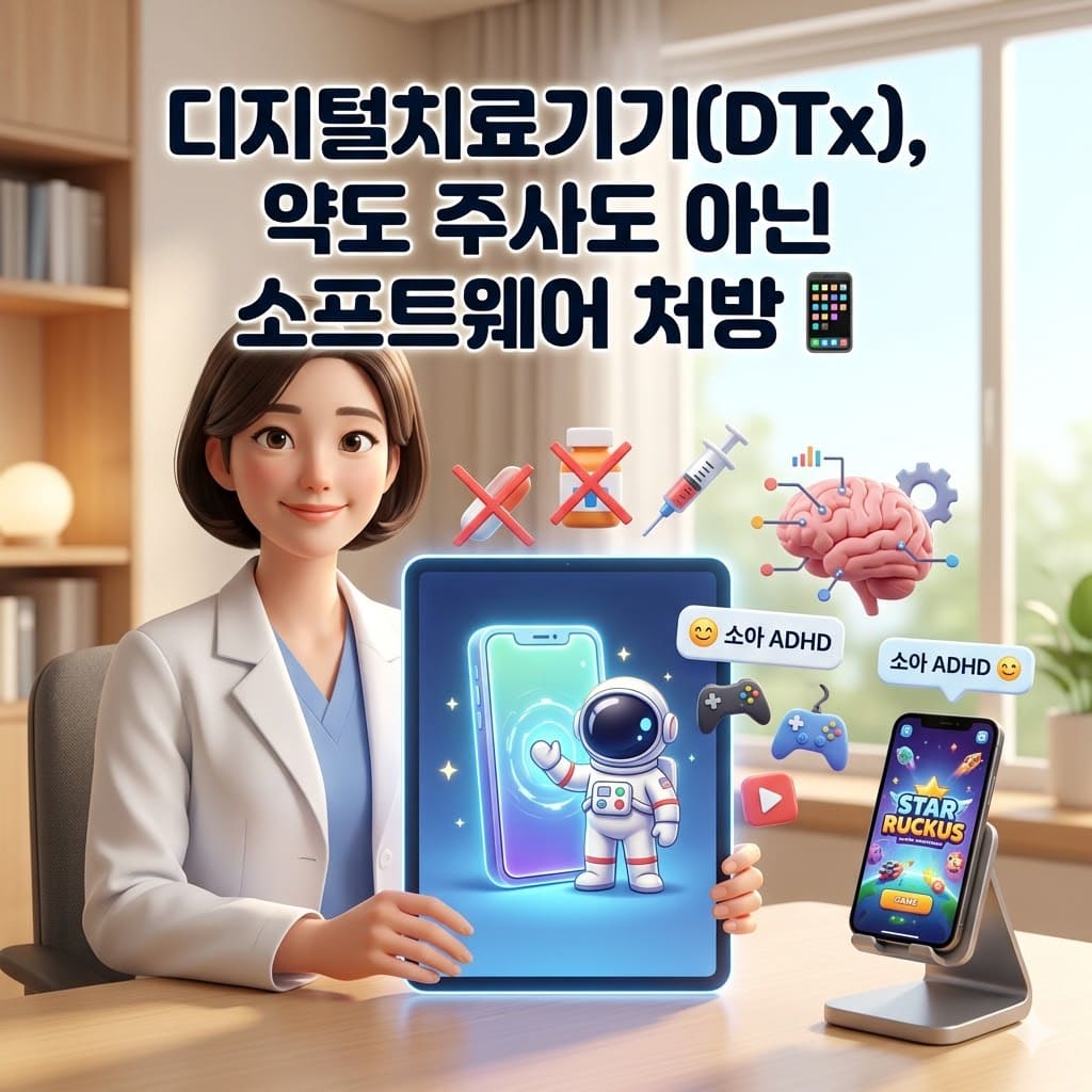 디지털치료기기(DTx), 약도 주사도 아닌 소프트웨어 처방