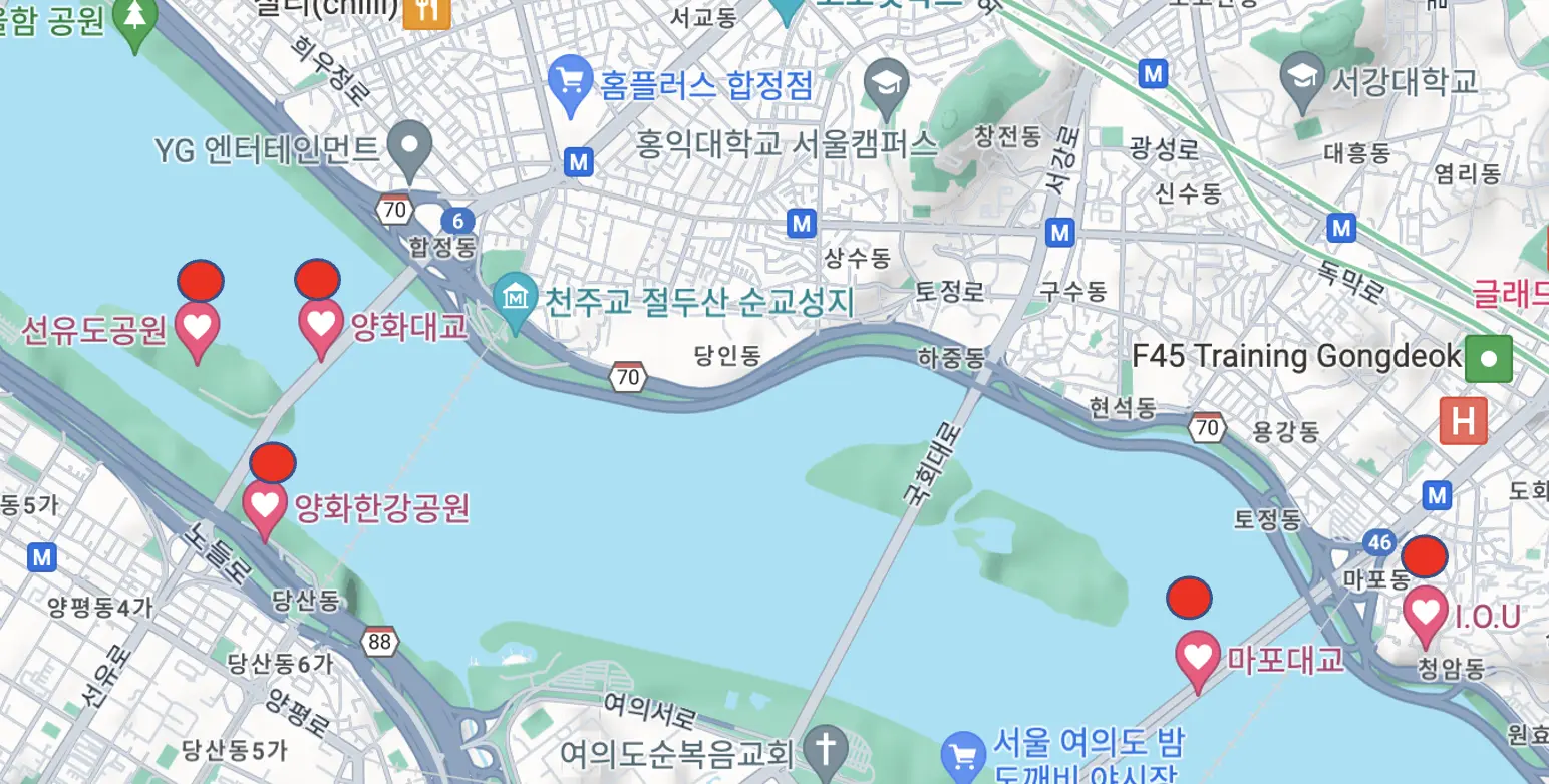 서울 불꽃축제 명당_여의도 불꽃축제 명당_양화대교_선유도