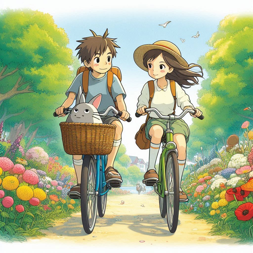 bing ai로 지브리 스타일 이미지 생성