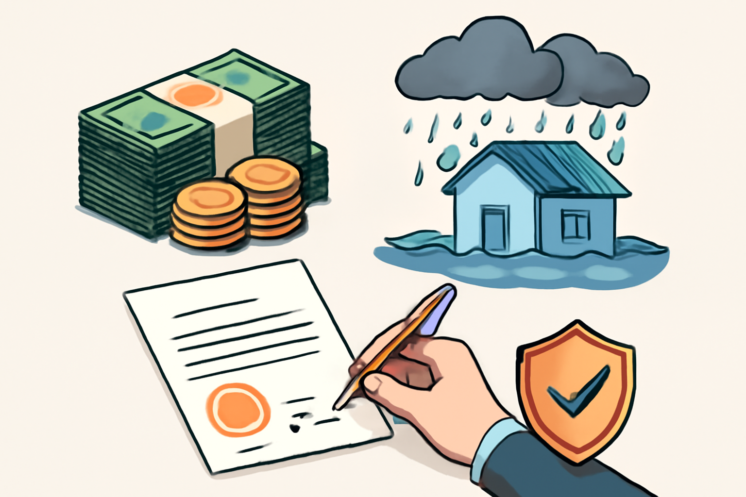 2025년 자연재해 지원금: 집중호우 피해자들을 위한 국가 지원금 신청 방법 관련 사진