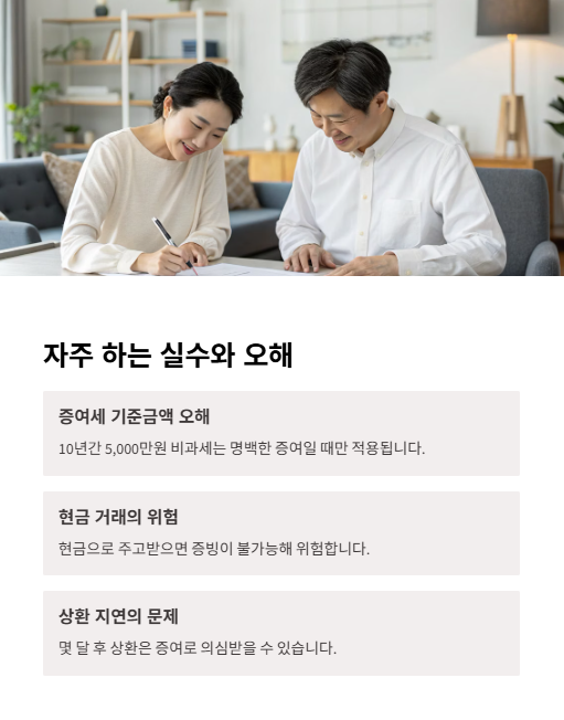 자주 하는 실수와 오해