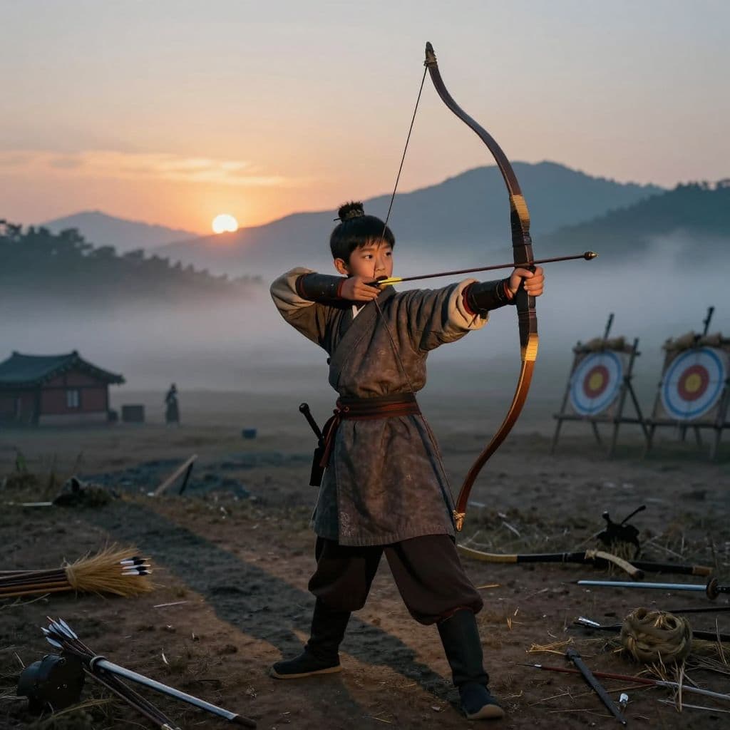 이성계의 어린 시절, "너는 변방 사람이야"라는 무시를 이긴 무인 . 어린시절 동이 트기도 전 부터 활쏘기 연습을 하는 어린 이성계