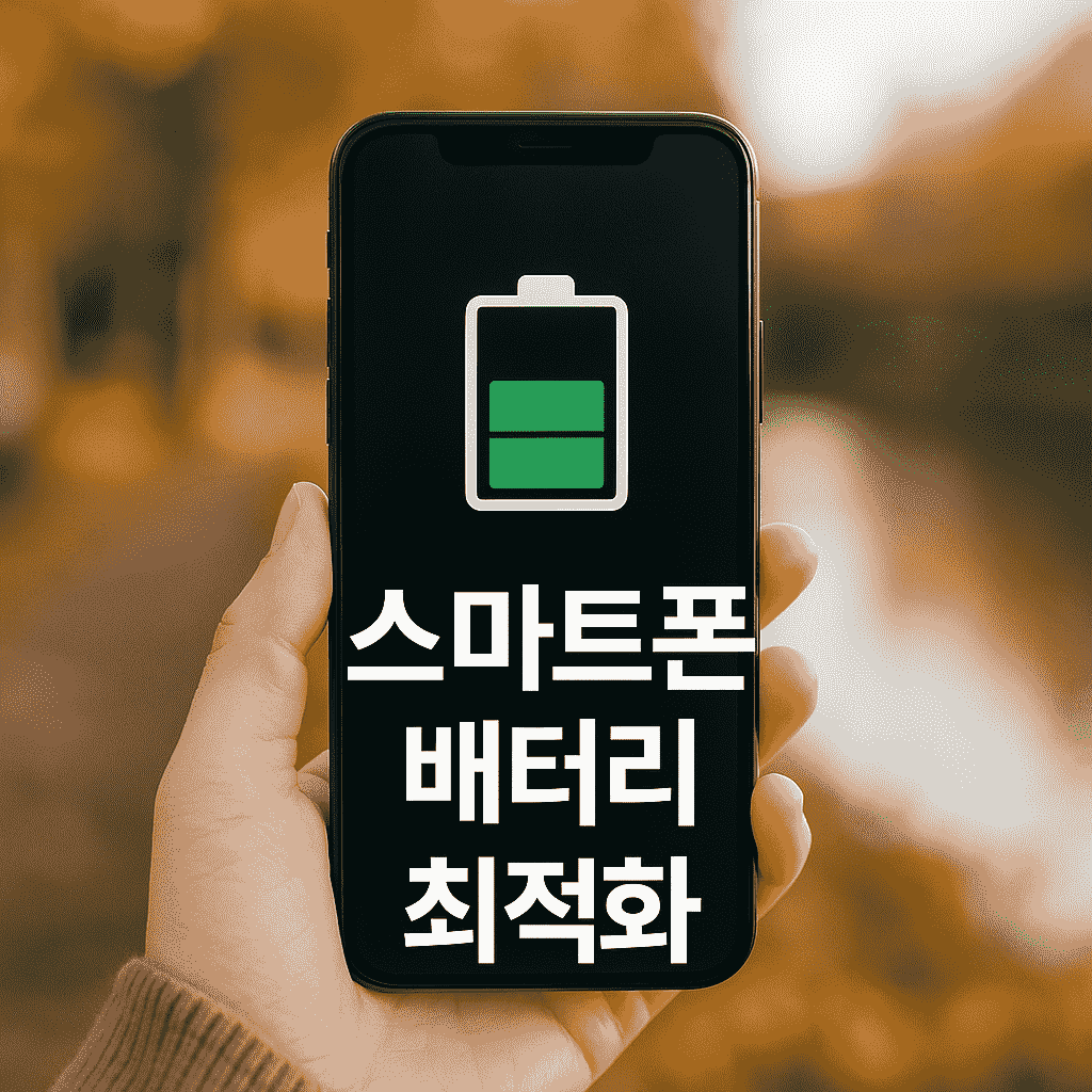 스마트폰 배터리 최적화 이미지