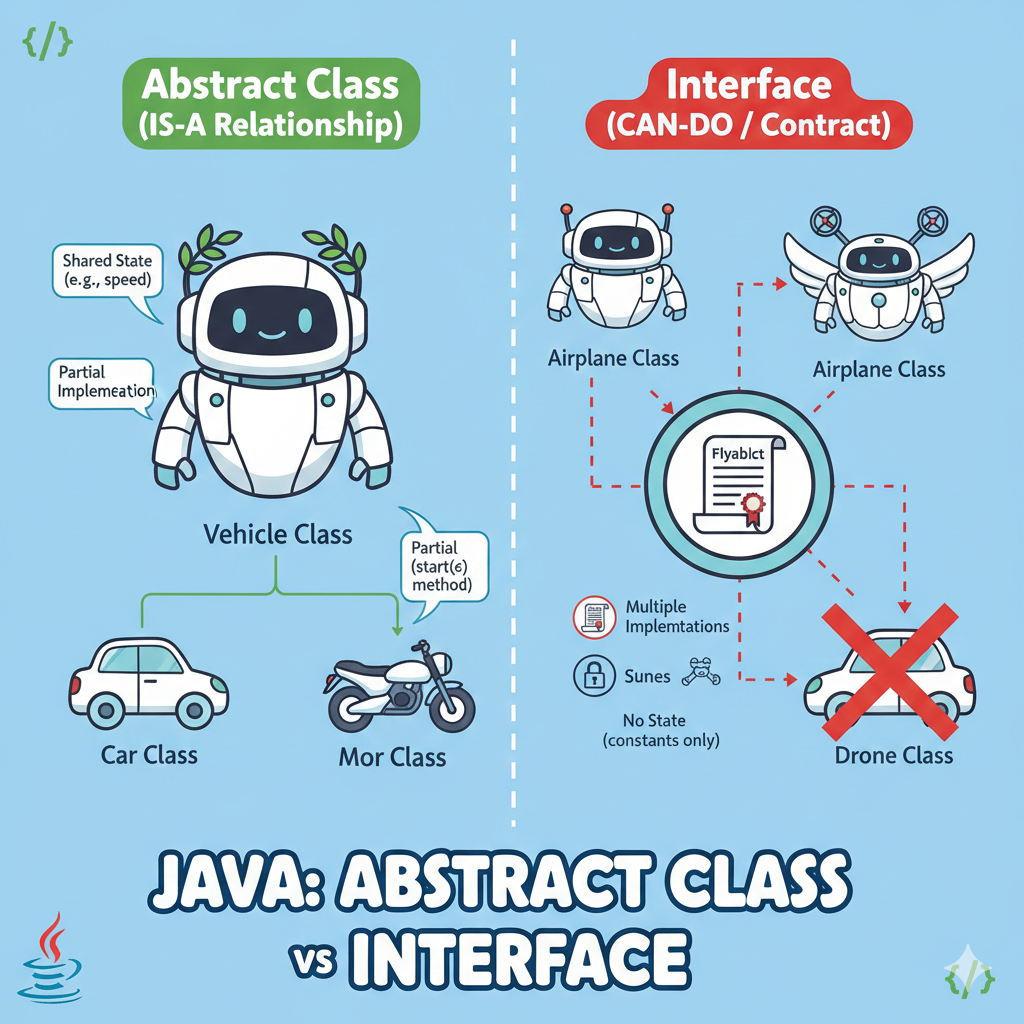 추상 클래스 vs 인터페이스