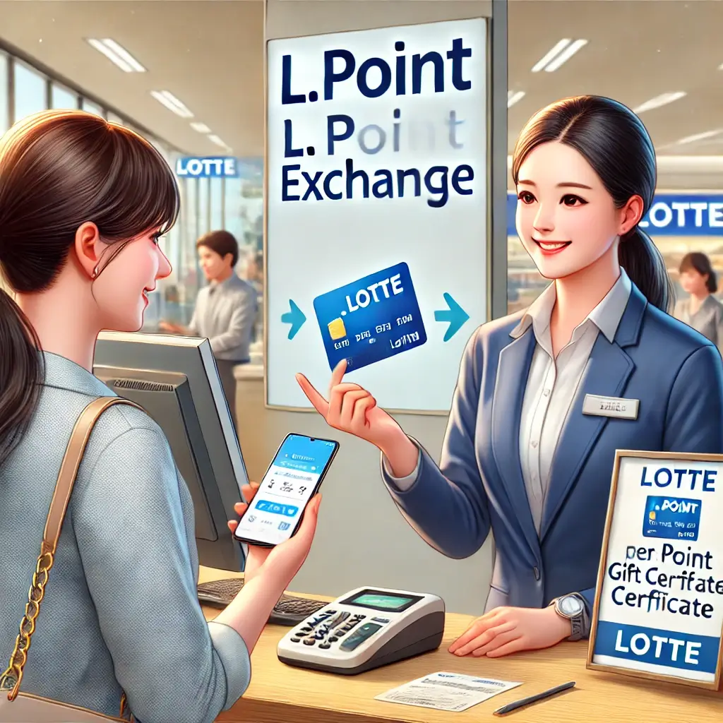 롯데상품권을 엘포인트로 전환하는 방법