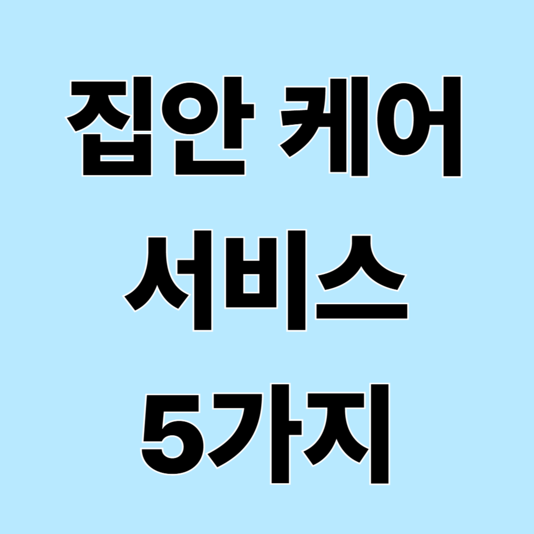 집안 케어 서비스 종류 – 가사도우미부터 홈클리닝까지