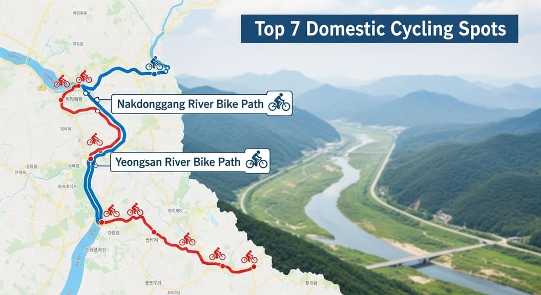 자전거로 떠나는 여행&minus;국내 라이딩 명소 TOP7