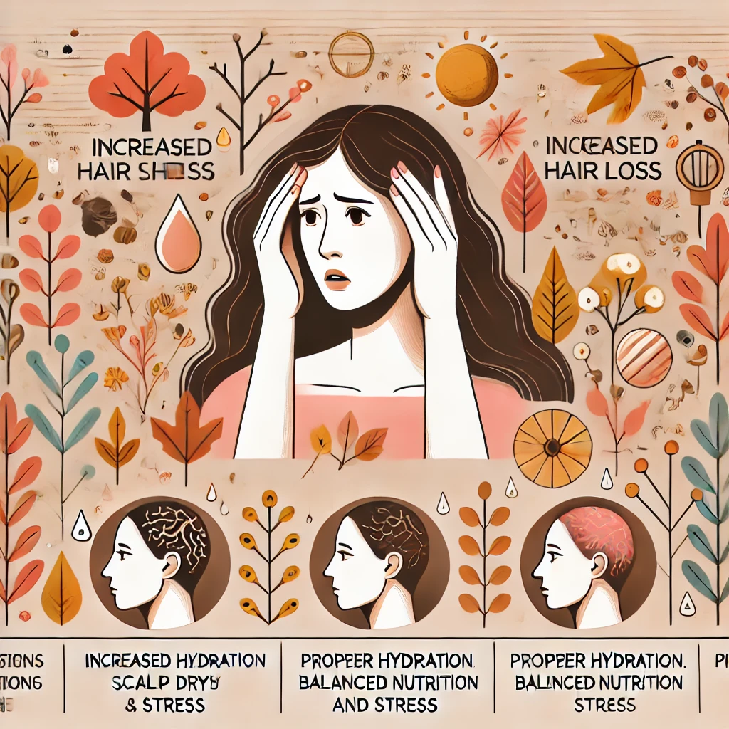 환절기 탈모 걱정 사진