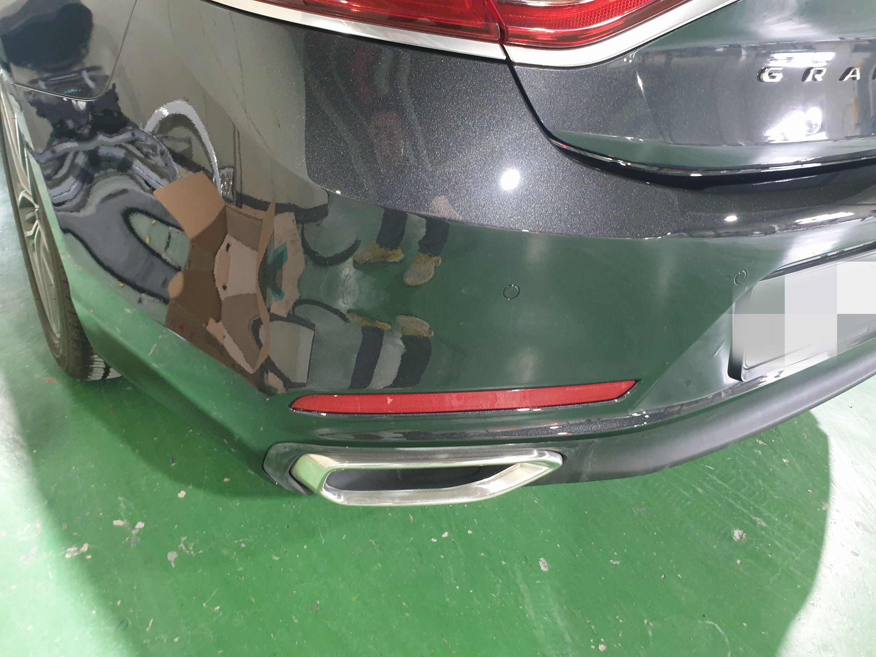 범퍼 전체도색 완료