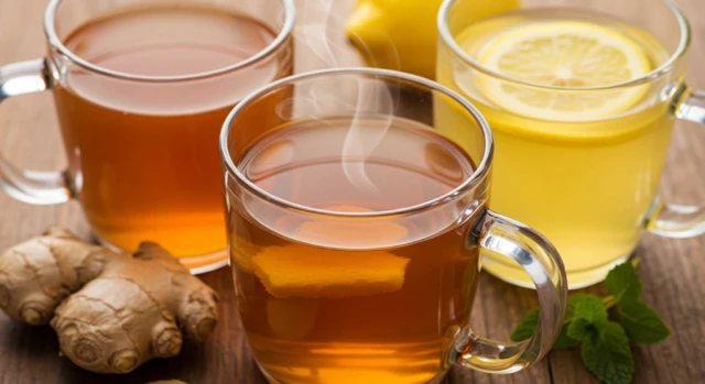 꿀차, 생강차, 레몬차