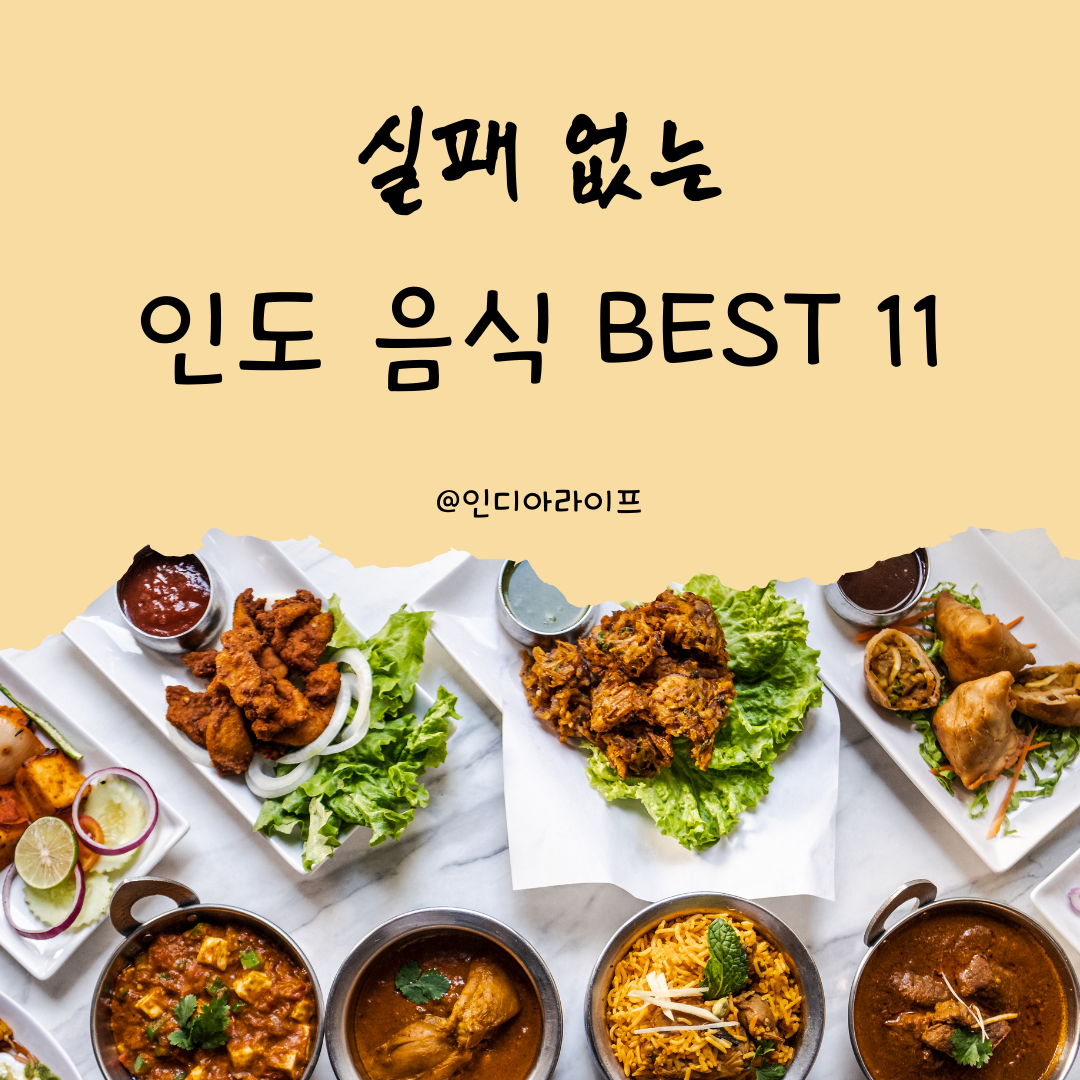한국인 입맛에 딱! 실패 없는 인도 음식 추천 TOP 11