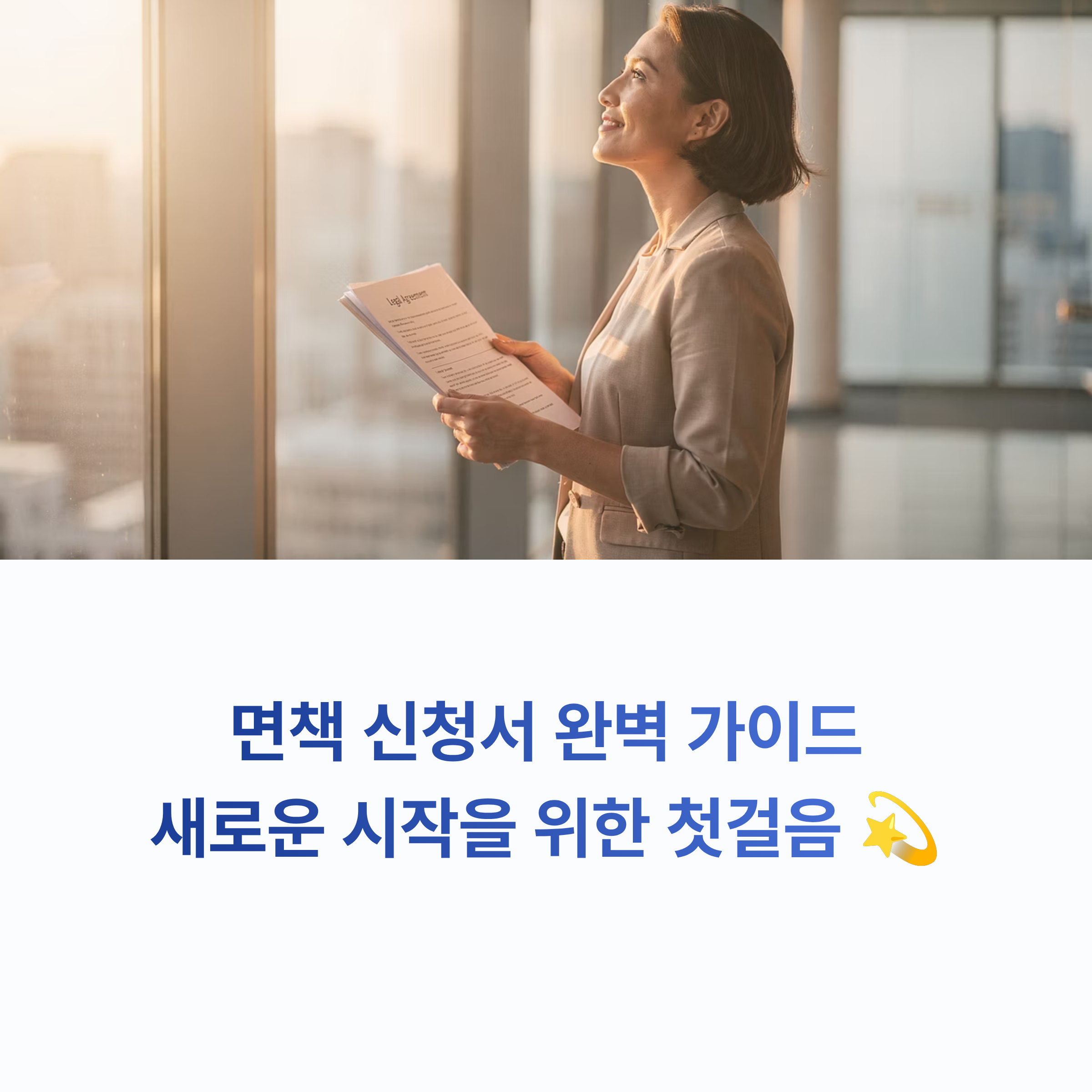 면책 신청서