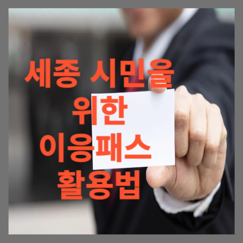 이응패스 발급 및 이용방법