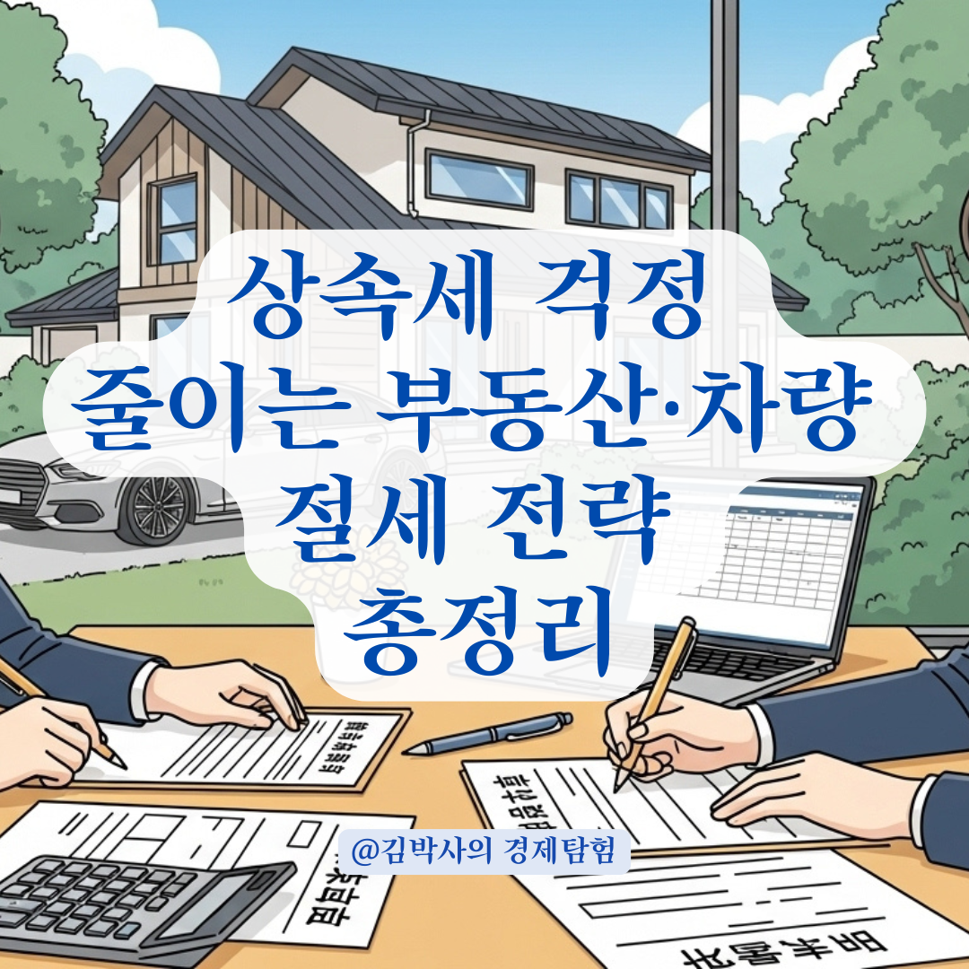 상속으로 인한 부동산과 자동차, 취득세 부담 최소화 전략 총정리.