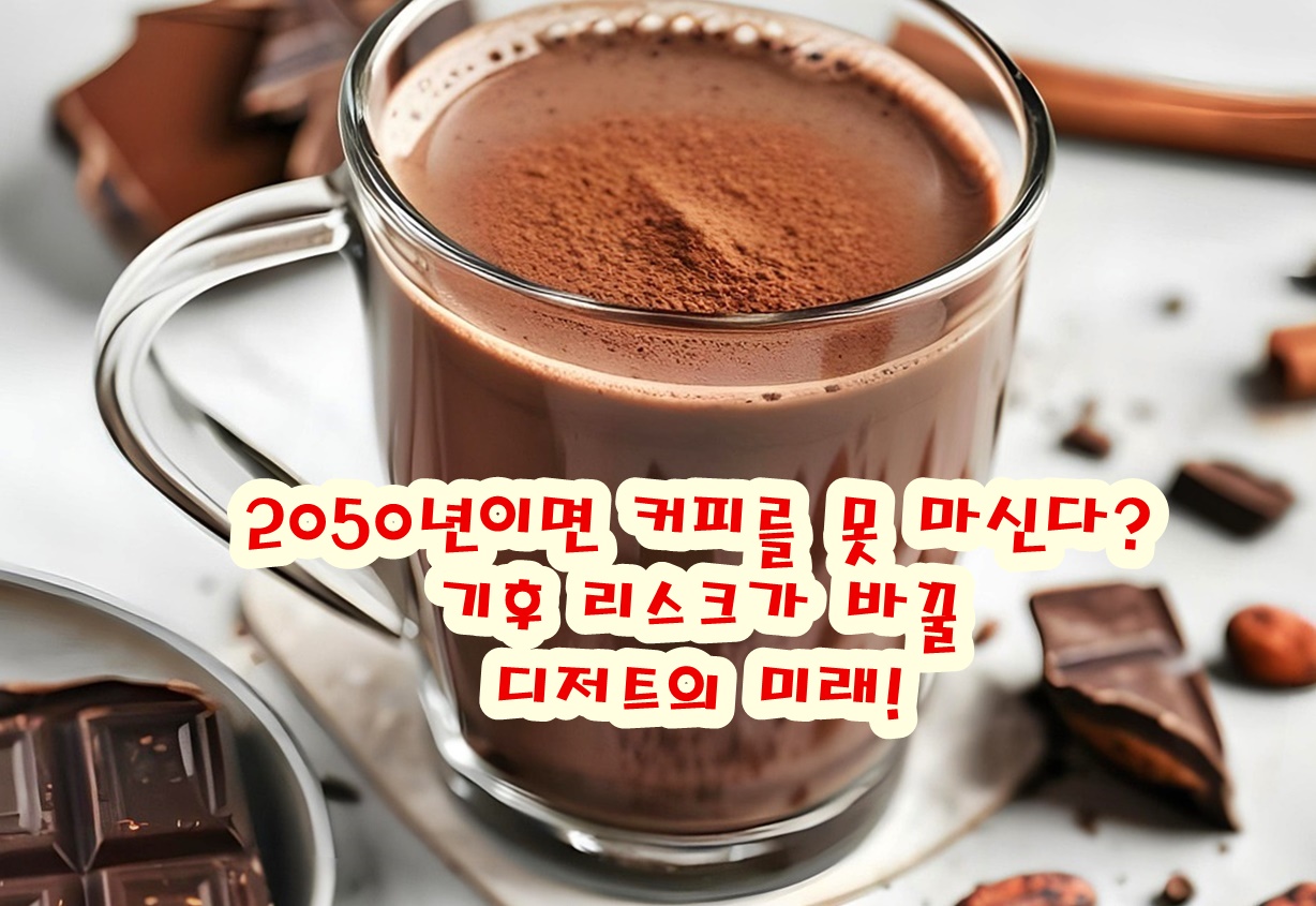 2050년이면 커피를 못 마신다? 기후 리스크가 바꿀 디저트의 미래!