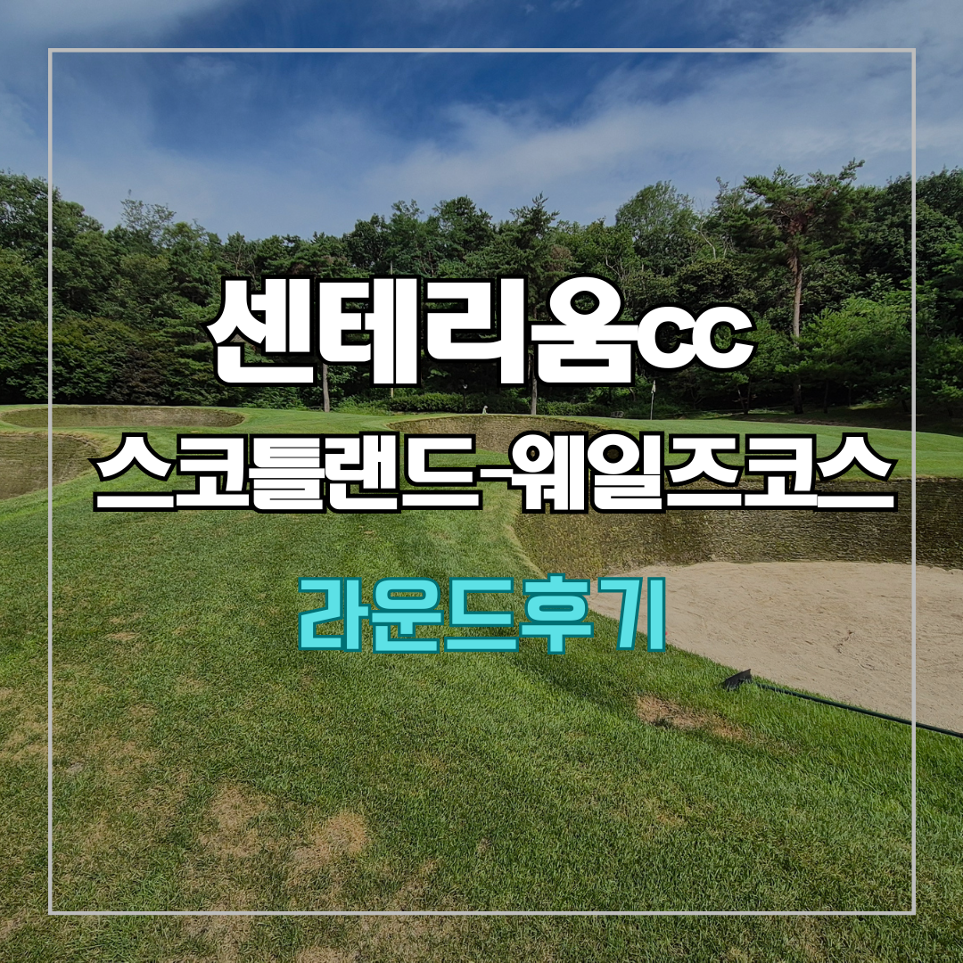 센테리움cc 스코틀랜드-웨일즈 코스 라운드 후기