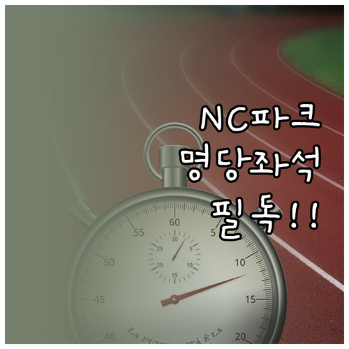 NC 다이노스 개막전 직관 전 확인해..