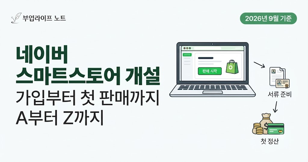 네이버 스마트스토어 개설 방법 2026|가입부터 사업자등록·필요서류·첫 판매까지 총정리 관련사진