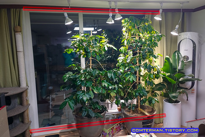 거실 유리창 투명 문풍지