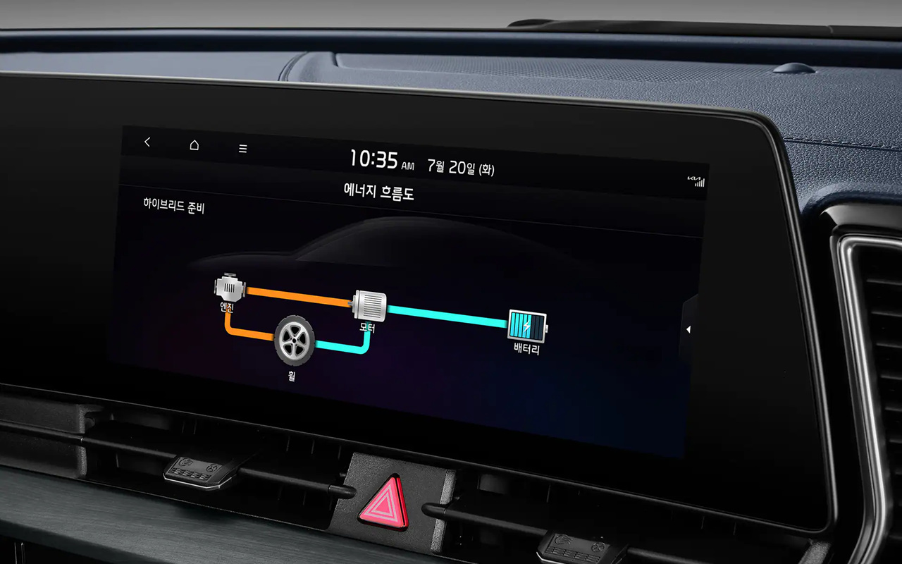 2024 기아 스포티지 하이브리드 내부