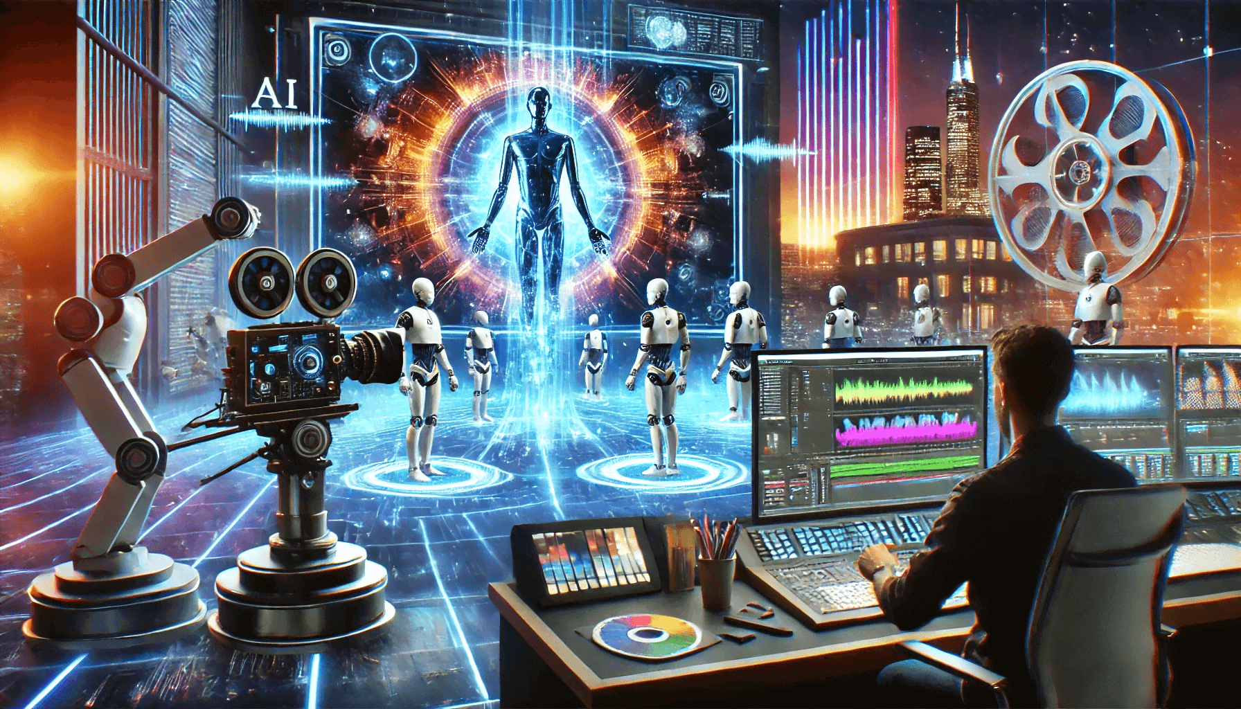 영화 산업 미래 사진