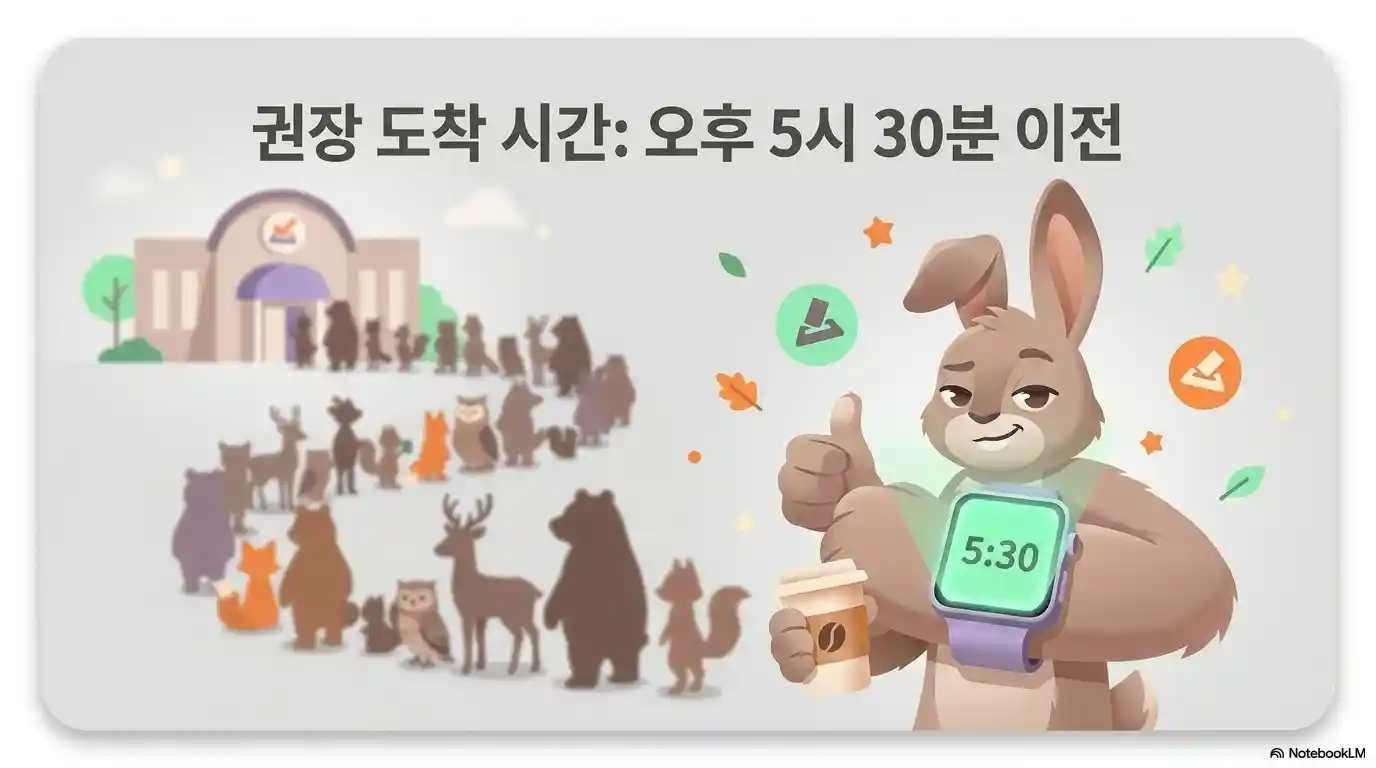 6.3 지방선거 투표소 권장 도착 시간 - 오후 5시 30분 이전 도착 권장