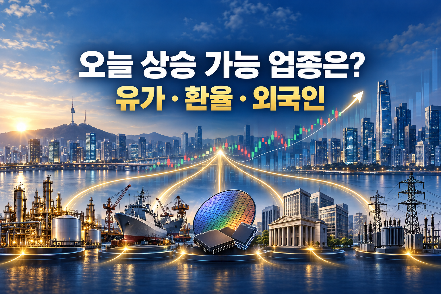 2026년 9월 7일 월요일 한국 증시 상승 가능 업종과 돈의 이동
