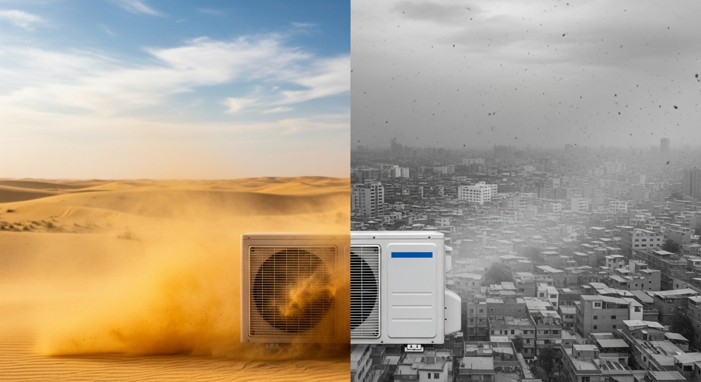 황사와 미세먼지 비교