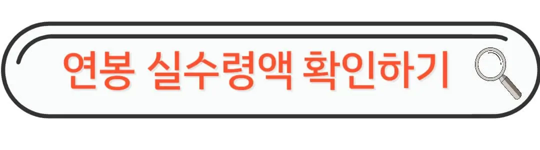 연봉실수령액 확인하기