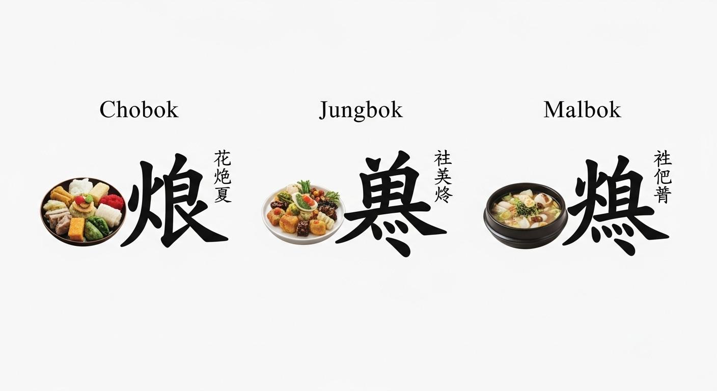 초복 중복 말복 한자