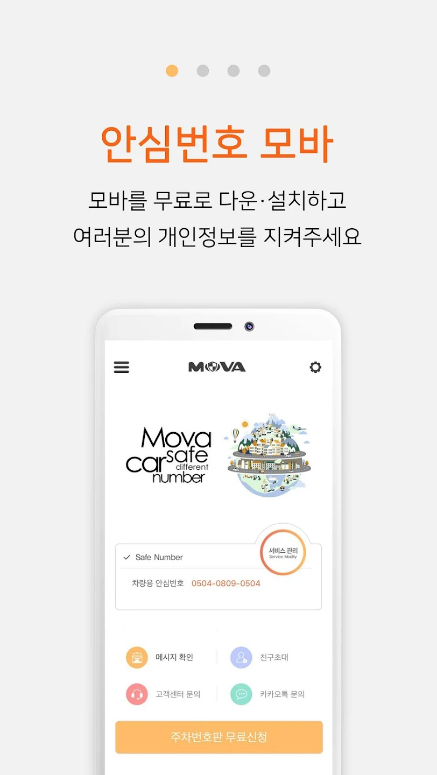 주차 안심번호, 주차 안심번호 서비스, 모바, 개인정보 보호의 새로운 해법