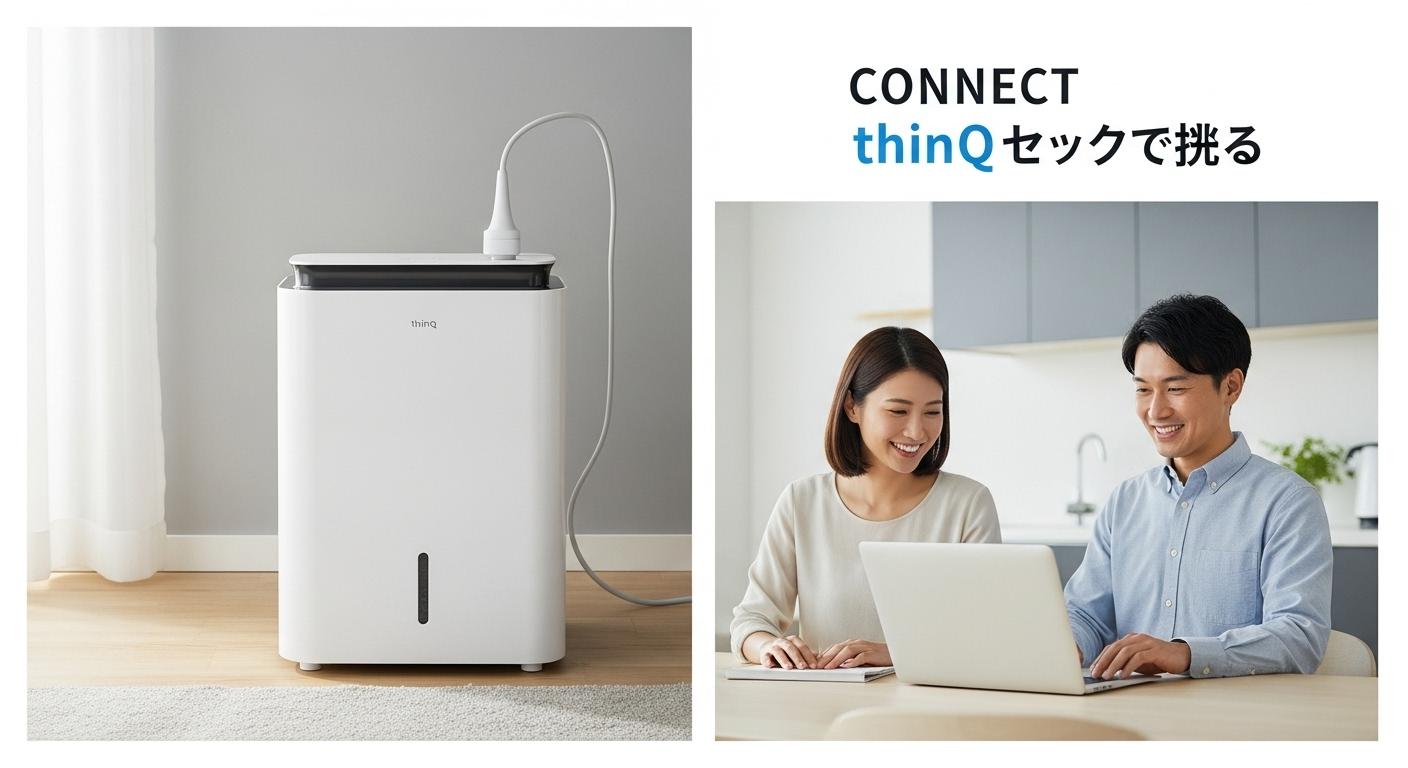 제습기 thinq 연결