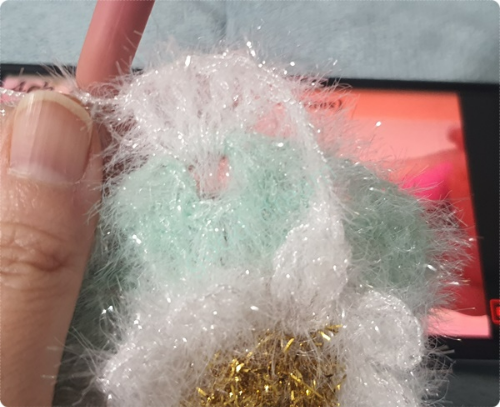 예쁜곰팅 왕꽃 수세미