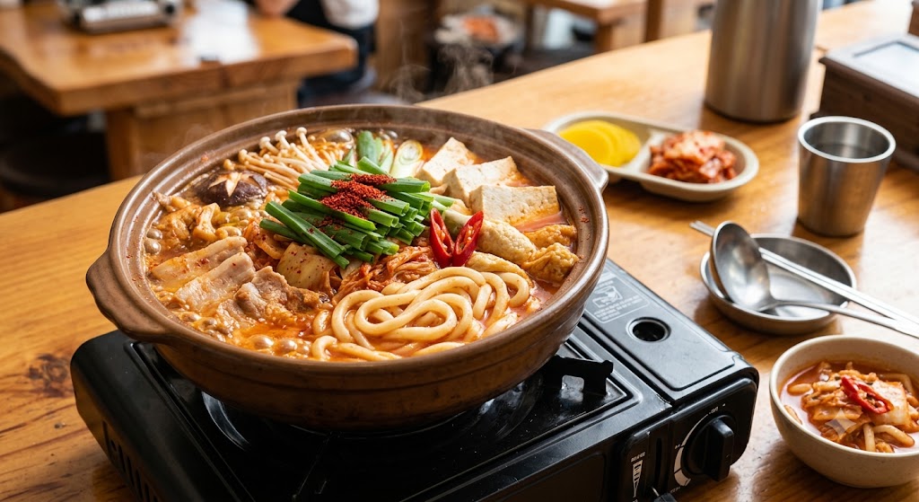 김치우동전골