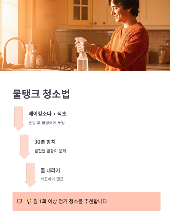 변기 주변 냄새 제거 팁