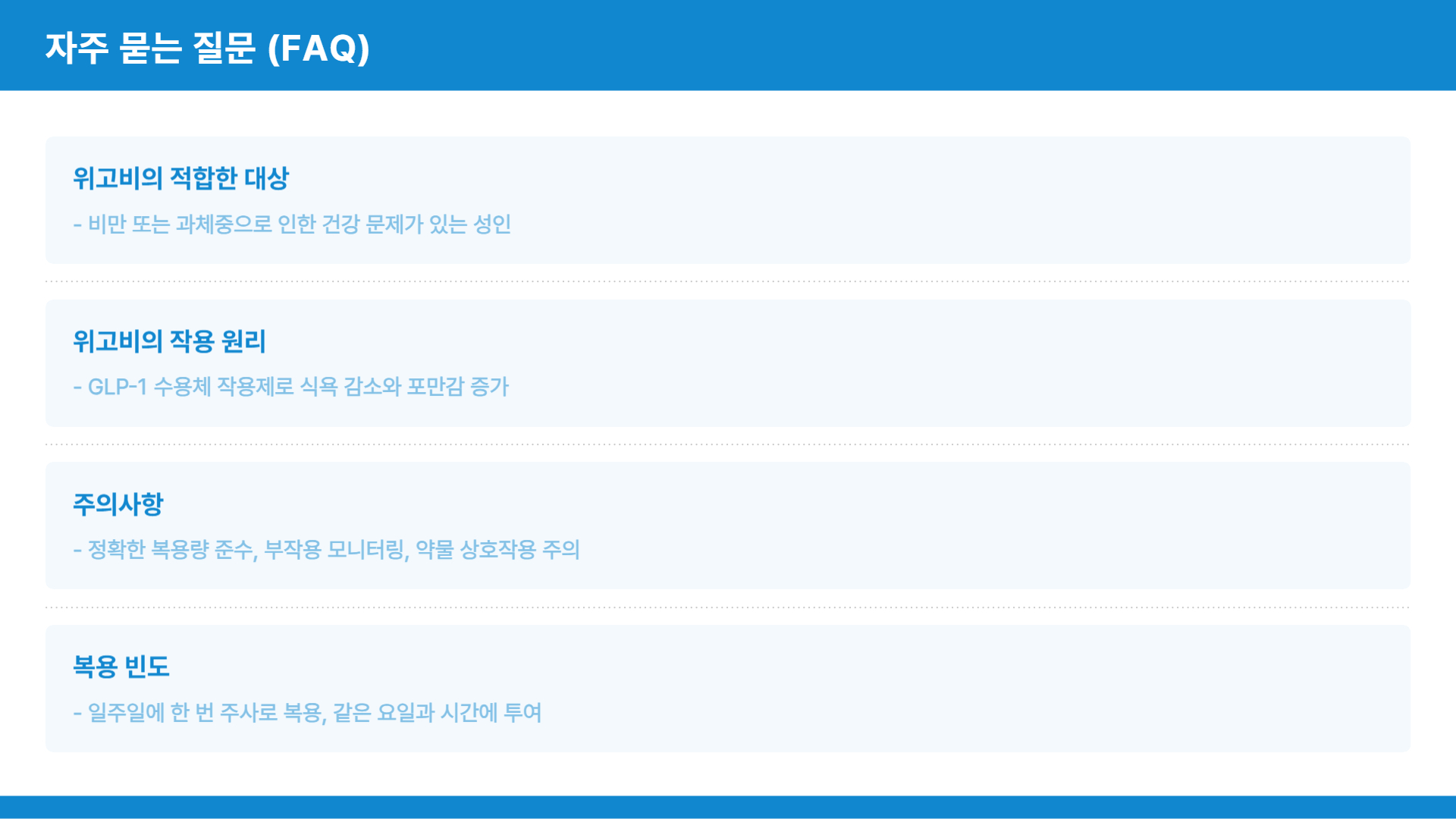 위고비 올바른 복용 방법에 대한 안내