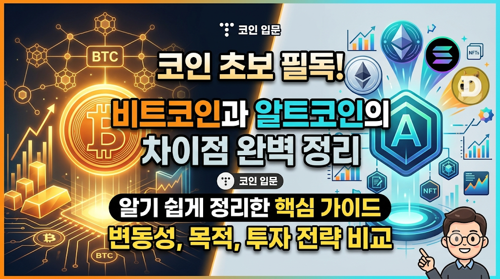 비트코인과 알트코인의 차이점 썸네일