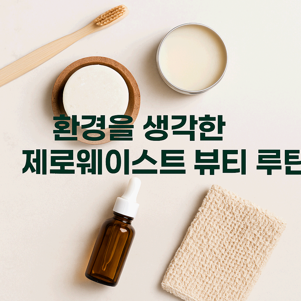 환경을 생각한 제로웨이스트 뷰티 루틴